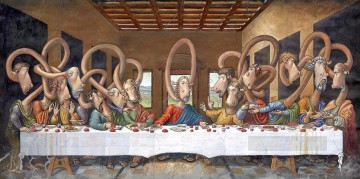 Last Supper deer Fantasy Oil Paintings